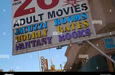 motel vegas las sign cheap neon offering boulevard alamy strip