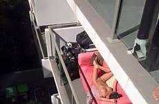 neighbor sunbathing caught balcony nudity titted glad stay dare embarrassed eporner contenu locataire