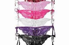 panties women lingerie crotchless underwear sexy lace low rise pack walmart bawdy
