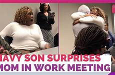 mom son sneaks into surprise navy