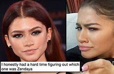 zendaya lookalike looks twin popbuzz exactly she