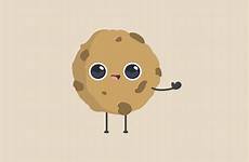cookie animation gif first cute dribbble waving kawaii vector hello hd