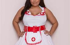 nurse costume plus size betty sexy temptress costumes halloween dress women white red yandy sexiest choose board save curvy girl
