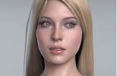 3d female character sharecg model models original larger