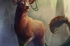kirin fantasy deviantart mythical creatures ligers mane deer beasts mythological drawings creature animals animal beast mythology mystical concept paintings magical