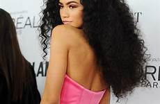 zendaya her chest jumpsuit impressive filly delightful derriere rearly pleasure took showing fine pink off great