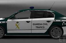 skoda ets2 skin guardia superb civil spanish tested version