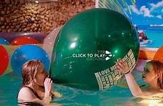pool pop blowing belbal thirtythreerooms stephanie mariette playground balloons inflatables