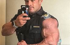 cop matthew schmidt muscle men uniform cops bodybuilder hot burly american bodybuilders macho military muscular rollins brent mega hairy choose