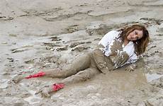 wet muddy wrestling