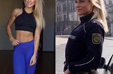 police officer cop female adrienne hottest koleszar instagram germany officers hot cops sexy women uniform beautiful girl girls bikini woman