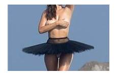 myla dalbesio topless shoot scenes behind nude model below