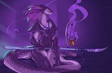 dragonborn anthro calm male yuan ti zummeng humanoid weasyl anthropomorphic