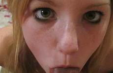 pov redhead smutty blowjob amateur freckles hot closeup
