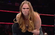 ronda rousey wwe wrestling raw says 411mania will do scripted she becky