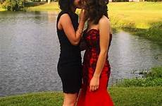 prom lesbian couples tumblr kiss lesbians kissing couple cute saved