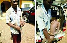 ritual father beheads behead nigerian allegedly rituals killing kudin kansa domin kashe dansa chopped