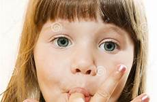 girl little licking fingers stock beautiful yummy face ate who just shutterstock