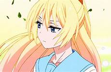 anime blonde hair girls gif nisekoi chitoge girl gifs myanimelist article