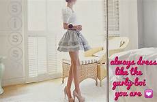 dress sissy captions tg always girl girly skirt style short feminine
