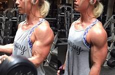 muscle ashlee potts biceps athletes flex girlswithmuscle