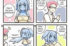 slime anime comics green girl tea meme funny neko greenteaneko cute original loli comic irl need moddb just short memes