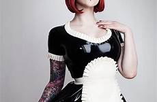 latex maids maid apron skirt uniform conchita cap rubber house outfit short dress sexy choose board costume alice band