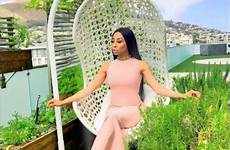 khanyi mbau body african actress south flaunts instagram sexy
