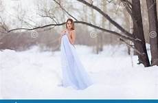 naked forest winter girl russia siberia glamour fine preview