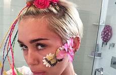miley cyrus instagram ugly rainbow makes hair topless desert goes her pimple bizarre pwetty hairstyles mileycyrus