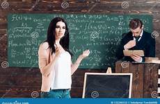 teacher university classroom examination chalkboard sensual thoughtful student education woman women preview