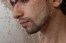 shower man young takes handsome portrait preview head