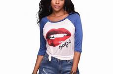 graphic shirts sexy tees women tops red lips hot half fashion printed marilyn monroe elegant lady creative pattern casual neck
