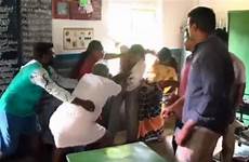 tamil nadu caught having schoolteacher thrashed villagers