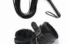 handcuffs sexy leather lingerie sex bondage erotic whip slave 2pcs flogger cuffs hand set cuff restraints straps ankle bdsm leg