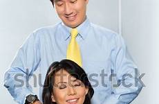 woman office affair having secretary business massage boss stock relationship her shutterstock colleague