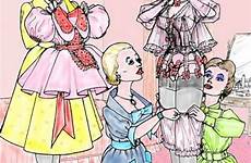 sissy prim drawings forced feminization wendyhouse age stories regression prissy cartoon through boy boys transvestism little into petticoat comic frilly