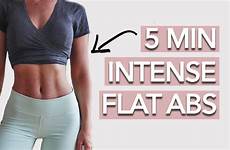 abs flat workout intense