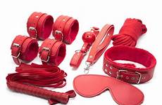 sex rope toys whip pu bondage pieces leather set ankle cuff blindfold gag mouth hand algemas couples mouse zoom over