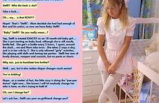 sissy captions tg humiliation feminization humiliating steffi diaper babies captains sorted diapers babyspiele