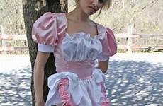 sissy locking dresses maids sissi petticoats peep