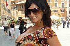 denise milani sexy hot dresses beauty tight brunette women clothes milan stunning dress italy