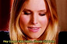 gif girl gossip kristen bell actress upper east her tumblr comedic side gifs everything blonde giphy comedian tv has xoxo