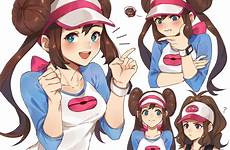 hilda pokemon pokémon rosas personajes anime white awwnime mei touko comment zerochan tablero seleccionar