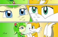 tails cosmo kiss cosmos hedgehog tailed