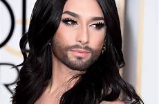 transgender people famous beautiful conchita wurst celebrities hollywood most beauty transsexual celebrity popsugar eye beard gender makeup man genderqueer tranny