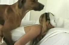 dog pussy behind masked her beastiality gets sex drilled threesome bleached zoo chick