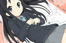 akiyama mio pixiv fanart gray skirt outfit zerochan