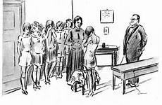 spanking drawing drawings school bode helga punishment her girl handprints governess story front artist punished stripping group think
