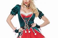 elf christmas sexy helper santa costume adult small size only available